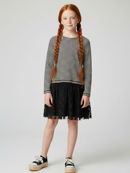 3 Pommes Rock Re'belle Two in One Dress & Sweater Girls 5-10