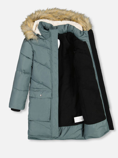 Deux Par Deux Puffy Long Coat