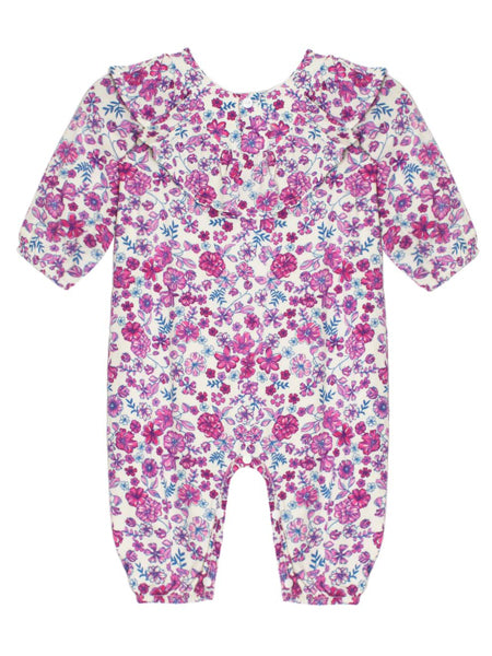 Mabel + Honey Purple Poppy Romper