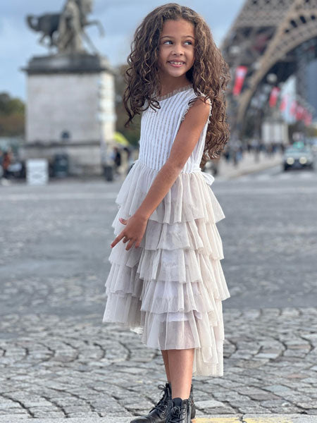 Poppet & Fox Paris Tulle Midi Dress Girls 6-14