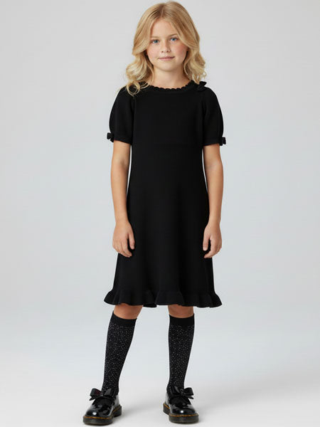 ladies black sweater dress Saurette Black Sweater Dress Sizes 2-8 llbd shop Exculsive