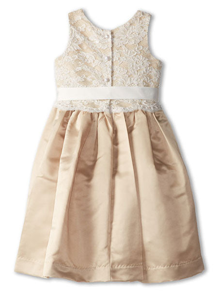US Angels Flower Girl & Special Occasion Dress Champagne