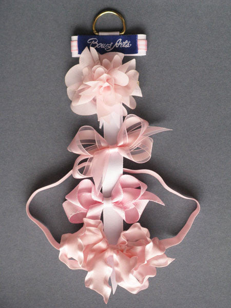 Bows Arts Baby & Toddler Girls Pink Bows on Clippies & Headband Set