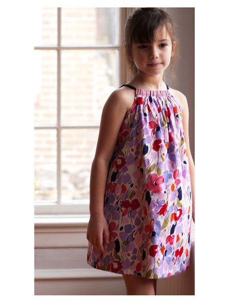 Llum Violets Print Reversible Dress Sizes 12M-2T