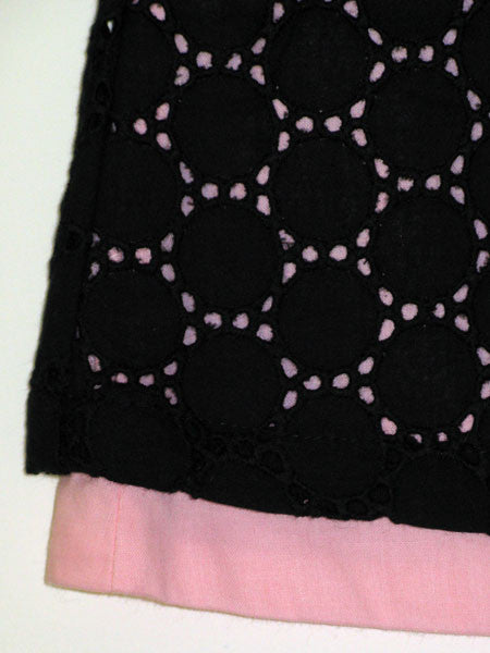 Velvet & Tweed Black Eyelet Flutter Frock Dress 2T-6Y llbd shop Exclusive