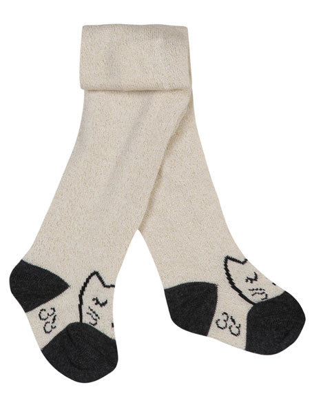 3 Pommes Gold and Chic Tights 3M-4Y