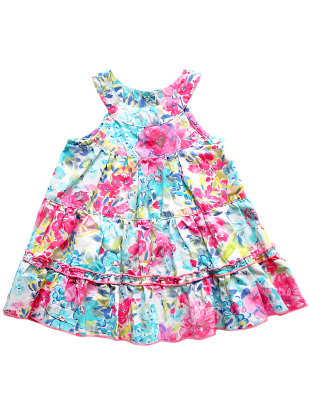 3 Pommes Little Fashion Print Dress Baby 12M, 18M