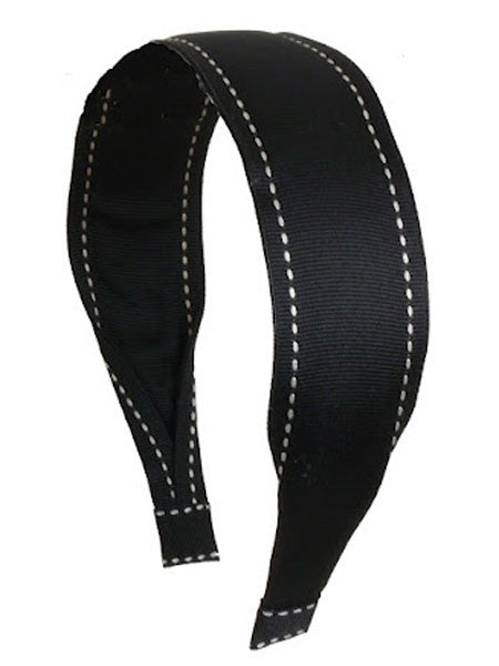 Bows Arts Black Grosgrain Ribbon Headband
