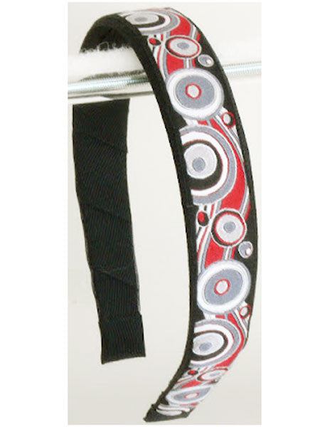 Bows Arts Black Swirls Kaleidoscope Girls Headband