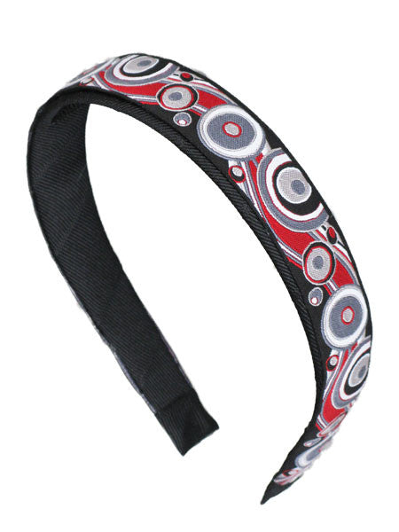 Bows Arts Black Swirls Kaleidoscope Girls Headband
