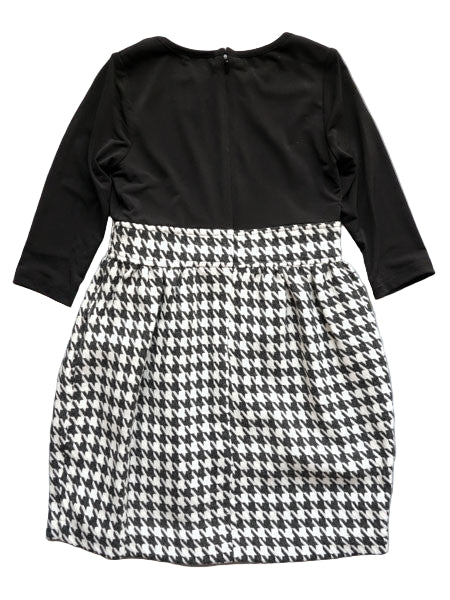 BLUSH by US Angels Girls Houndstooth Dress Size 7