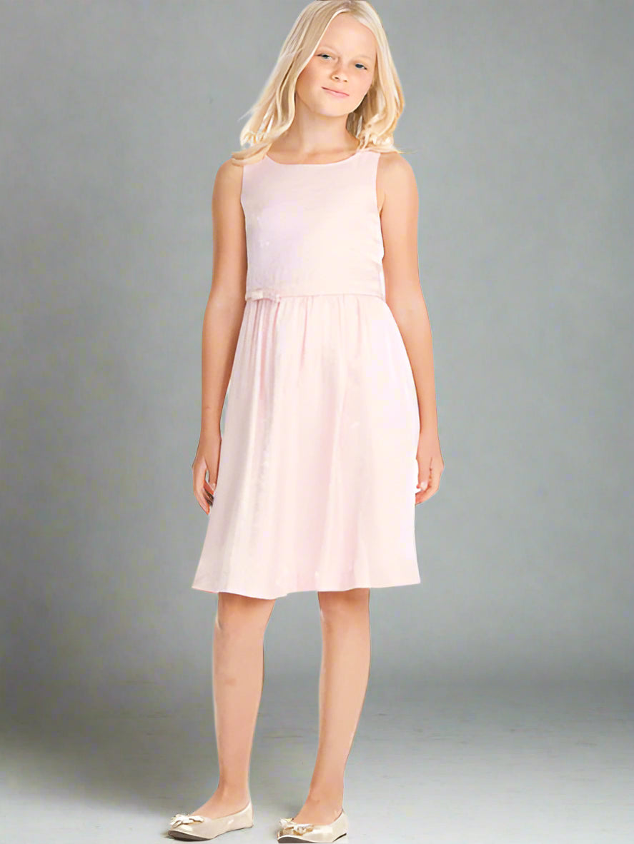 BLUSH by Us Angels Petal Pink Girls Party Dress Size 7