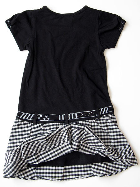 Deux Par Deux Graphic Print Necklace Dress Size 2