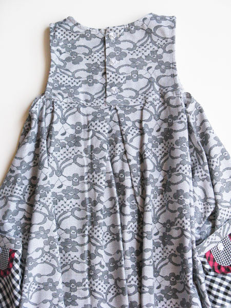 Deux Par Deux Knit Lace Pattern Dress Toddler Size 2