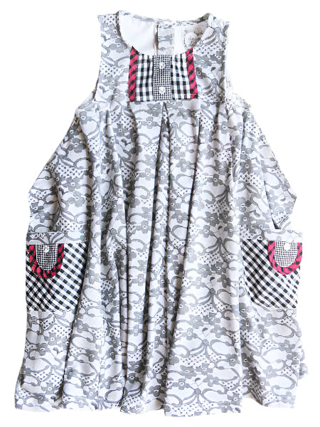 Deux Par Deux Knit Lace Pattern Dress Toddler Size 2