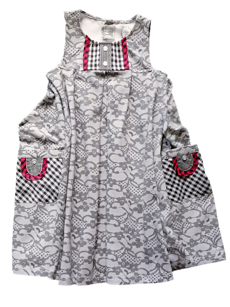 Deux Par Deux Knit Lace Pattern Dress Toddler Size 2