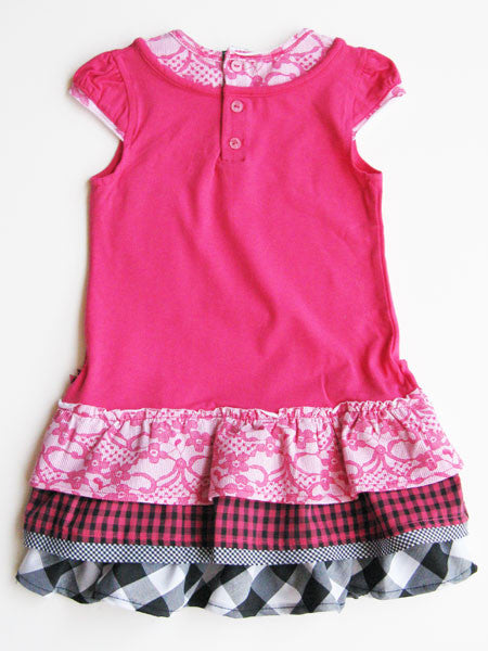 Deux Par Deux Baby  & Toddler Fushcia Jersey Dress Sizes 6M-2