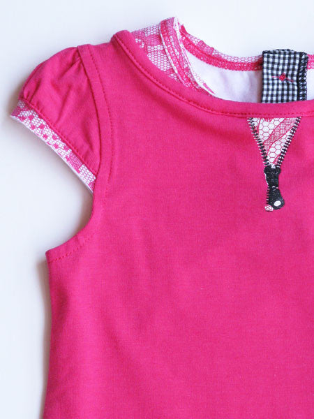 Deux Par Deux Baby  & Toddler Fushcia Jersey Dress Sizes 6M-2