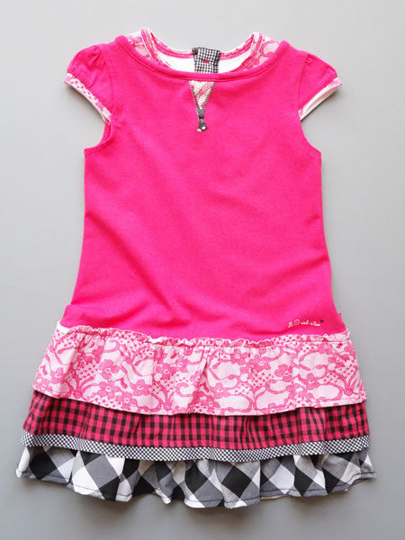 Deux Par Deux Baby  & Toddler Fushcia Jersey Dress Sizes 6M-2
