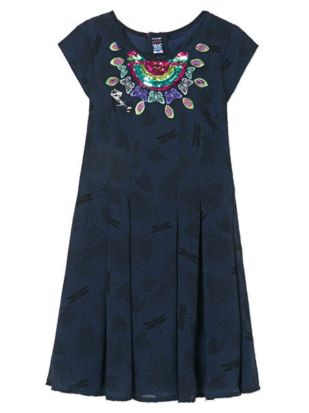Desigual Girls Victoria Dress Sizes 5-6, 7-8