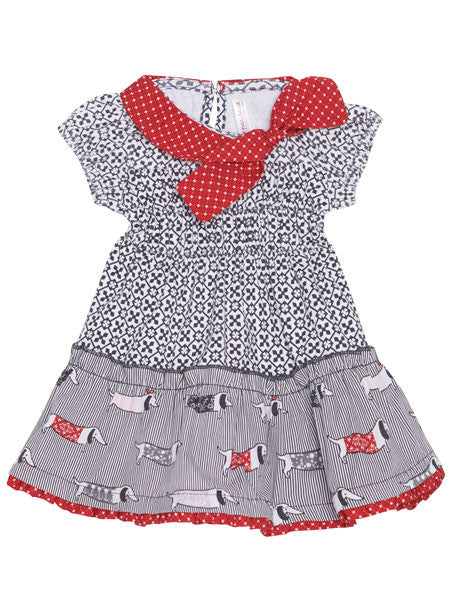 Deux Par Deux Doxie Love Jersey Dress Sizes 12M-2