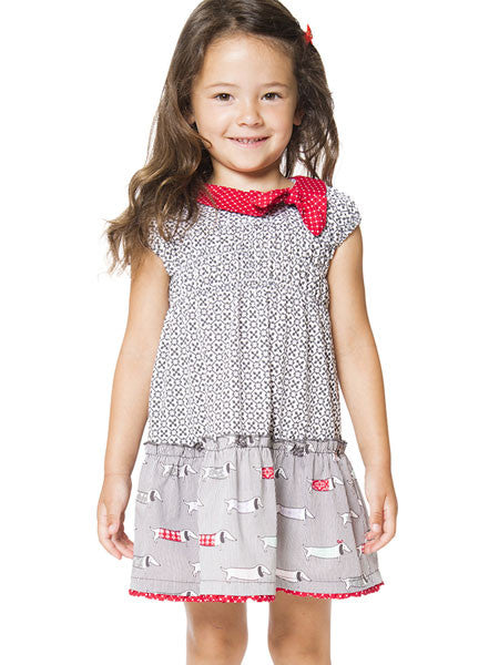 Deux Par Deux Doxie Love Jersey Dress Sizes 12M-2