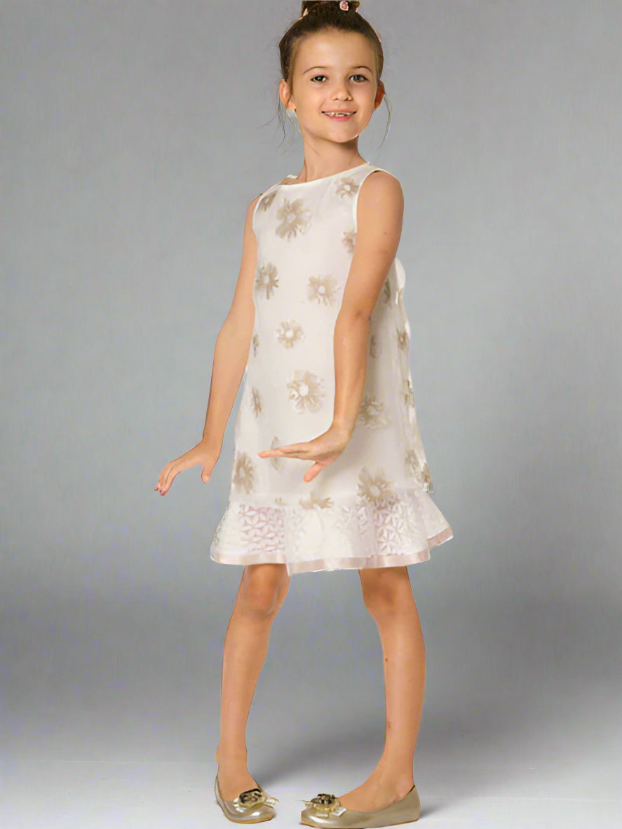 Deux Par Deux Noblesse Oblige Printed Dress Size 4