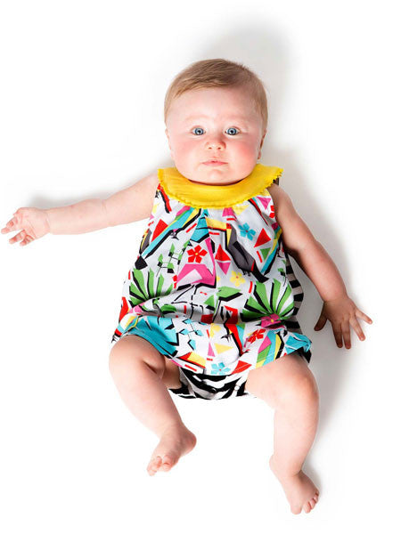 Deux Par Deux Jungle Pop One Piece Romper 24M