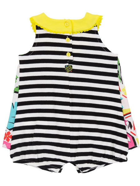 Deux Par Deux Jungle Pop One Piece Romper 24M