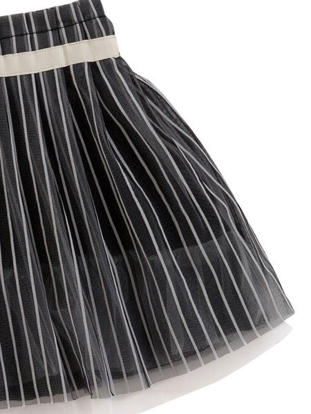 Deux Par Deux Must Have Skirt with Mesh Sizes 7, 8