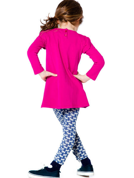 Deux Par Deux Preppy Chic Raspberry Tunic and Legging Set 12M