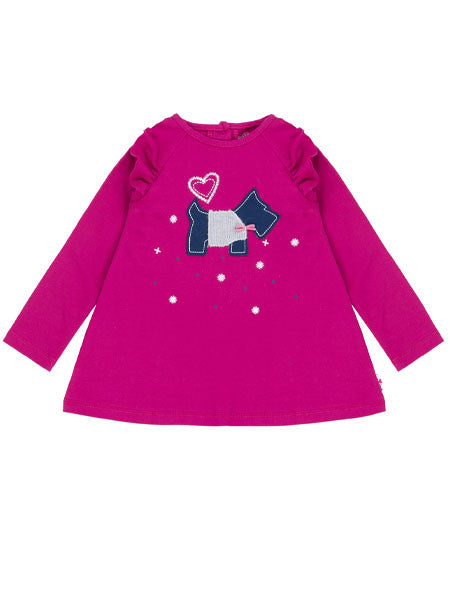 Deux Par Deux Preppy Chic Raspberry Tunic and Legging Set 12M