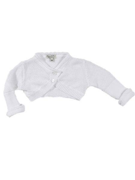 Eliane et Lena Baby & Toddler Girls White Akido Sweater Sizes 12M-3