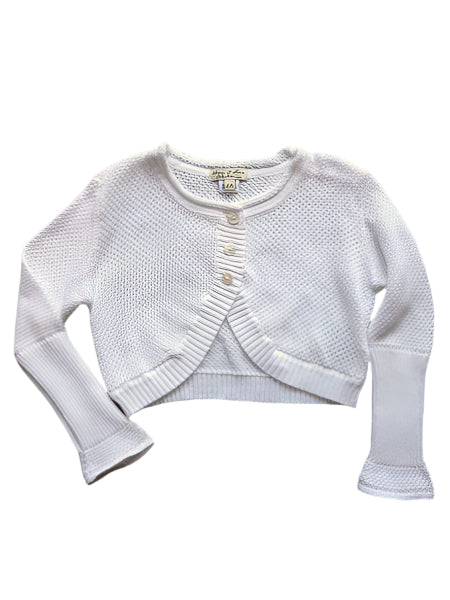 Eliane et Lena Baby & Toddler Girls White Akido Sweater Sizes 12M-3
