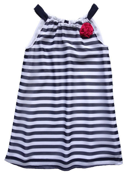 Florence Eiseman Striped Chiffon Dress Size 5 LAST ONE