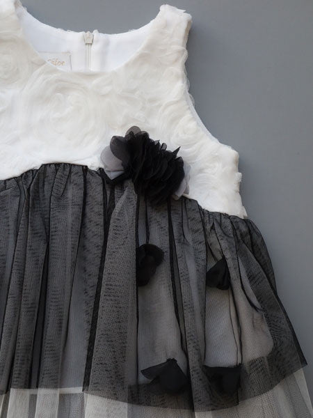 Isobella & Chloe Estelle White & Black Dress Sizes 12M, 24M, 4T