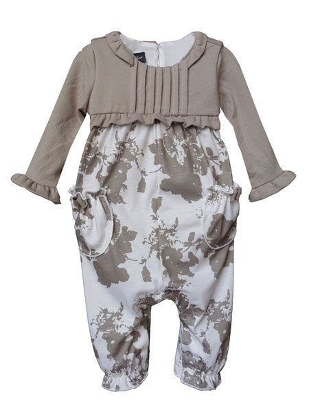 Isobella & Chloe Doveheart Baby Girls Romper