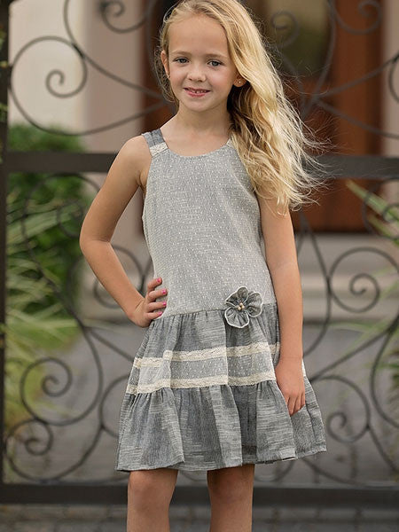 Isobella & Chloe Drop Waist Darcy Dress Girls 4, 5, 14