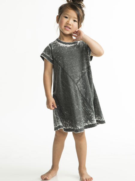 Joah Love Shanell Distressed Swing Dress Smokey Size 5