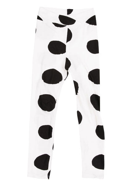 Joah Love White Nadia Dot Leggings Girls 12, 14