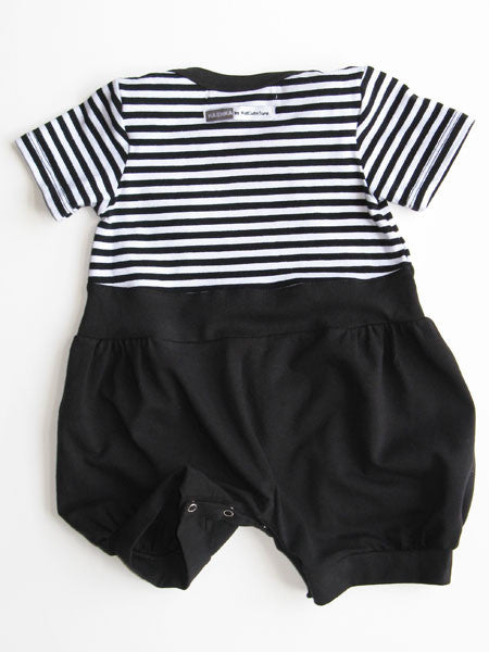 Kidcuteture Baby Girls Black Romper