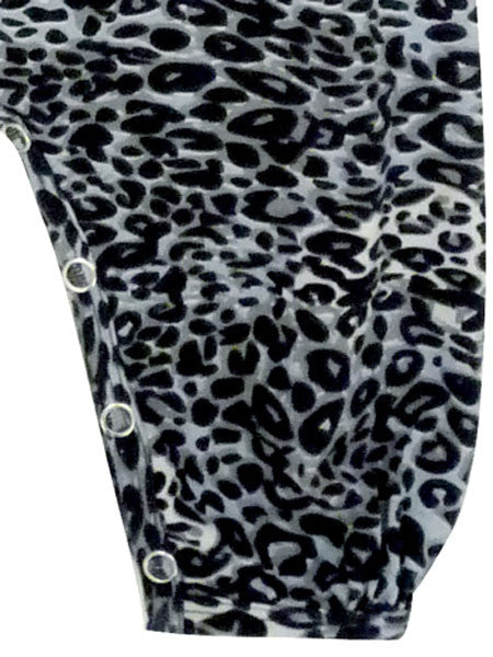 Kit+Lili Miki Leopard Print Baby One Piece Romper