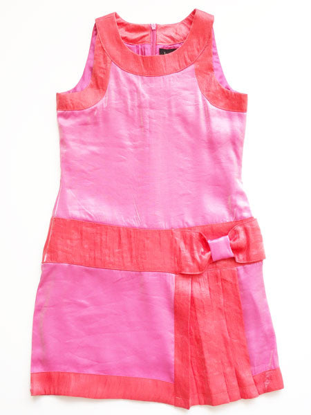 LAUNDRY by Shelli Segal Kelly Girls Fuchsia Dress Size 7