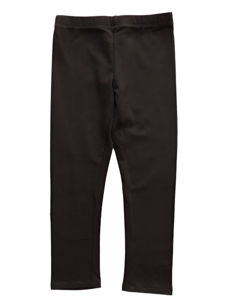 Toddler girls black skinner pants. Straight fit, not as tight as leggings. Elastic waist.