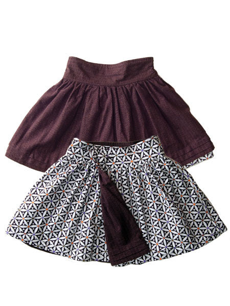 Llum Reversible Dirndl Skirt Toddler & Girls Size 4