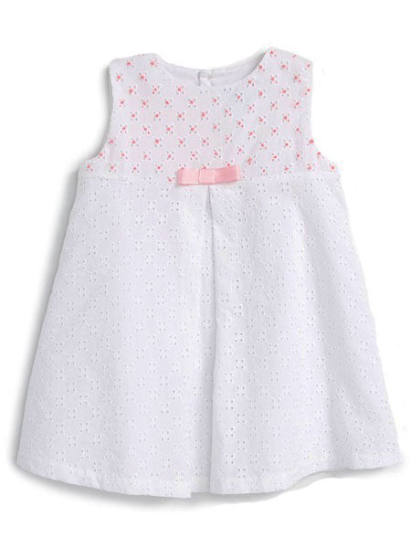 Little Girl White Eyelet Dress