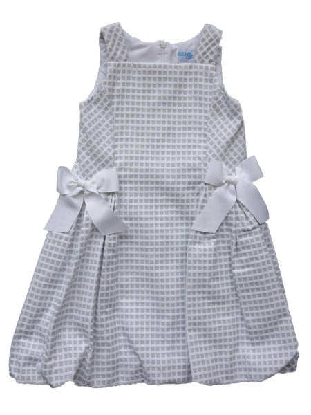 childrens grey dress Luli & Me Little Girls Grey Pique Dress Sizes 6, 6X – llbd shop