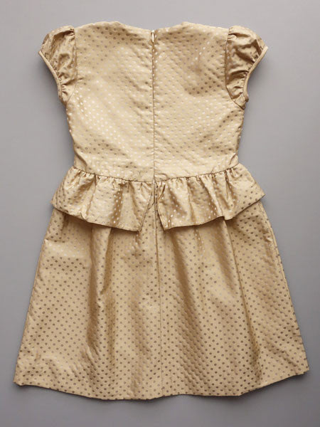 Luli & Me Girls Taffeta Peplum Dress Sizes 4, 5, 6, 6X