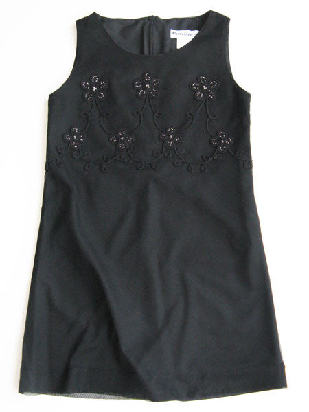 Maria Casero Girls Black Party Dress Sizes 7, 8