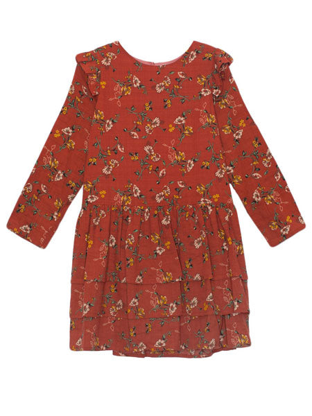 Mabel + Honey Little Lady Floral Woven Dress